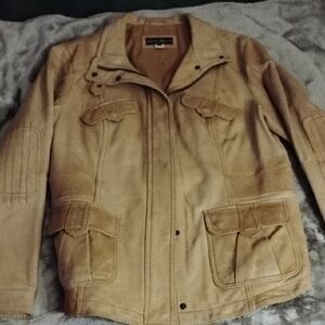 Authentic Eddie Bauer Women's Tan Utility Jacket